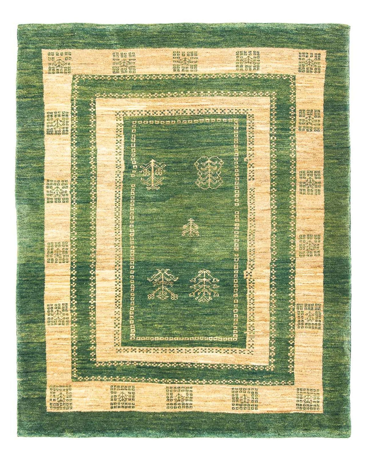 Tappeto Gabbeh - Persero - 188 x 151 cm - verde