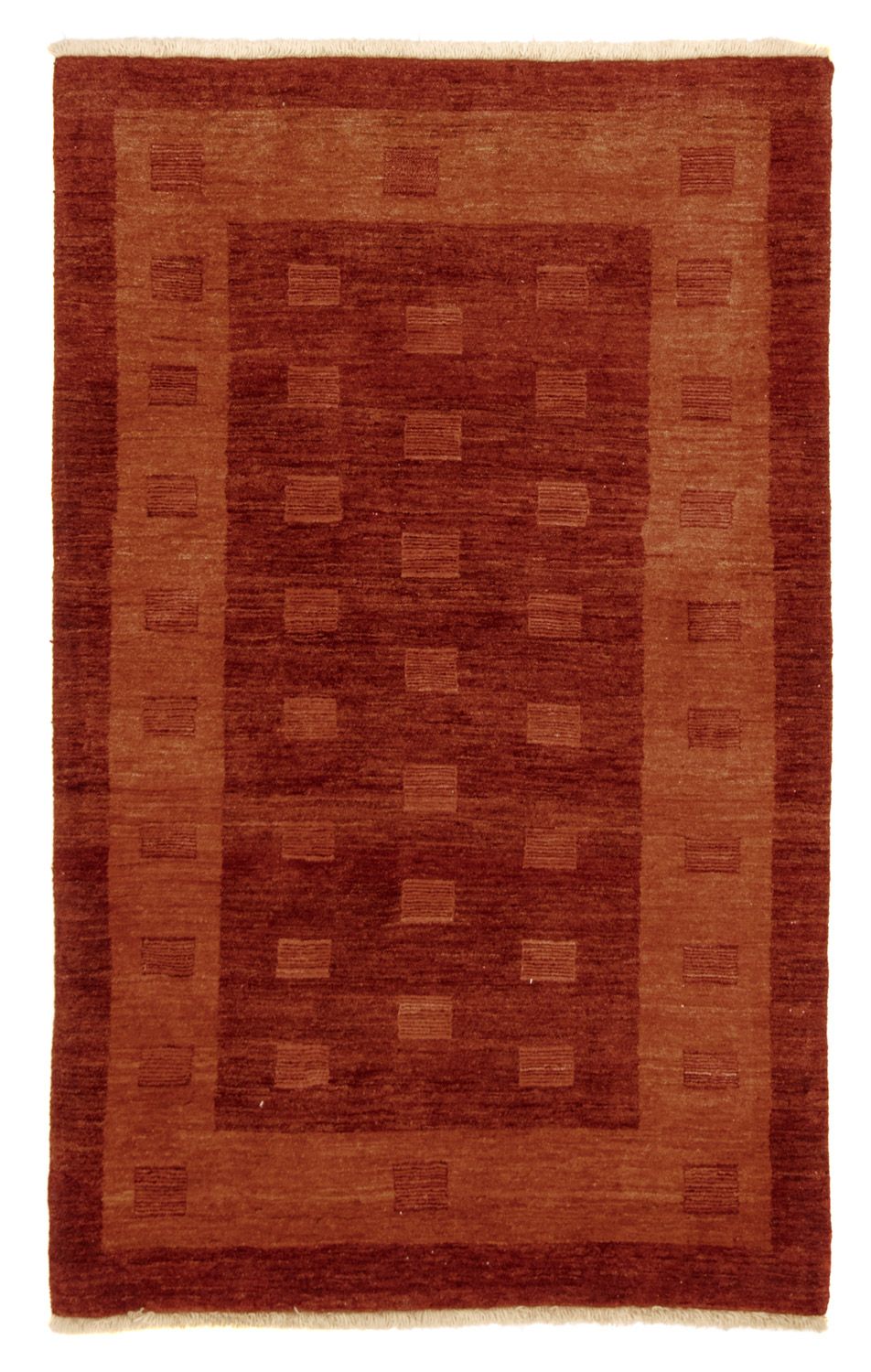 Tappeto Gabbeh - Persero - 191 x 120 cm - rosso scuro