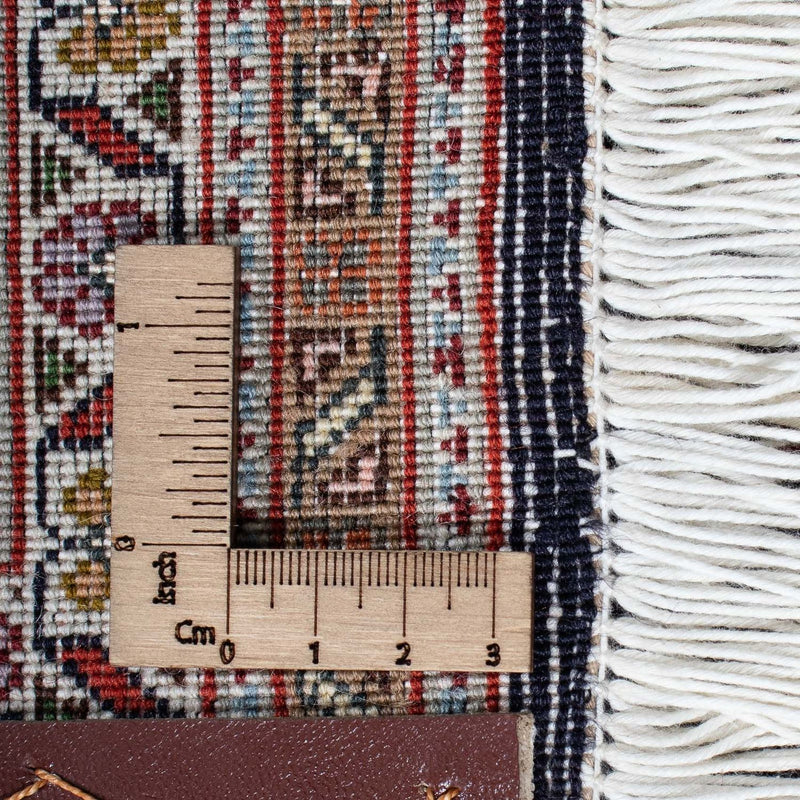 Tappeto Persero - Tabriz - 303 x 202 cm - marrone scuro