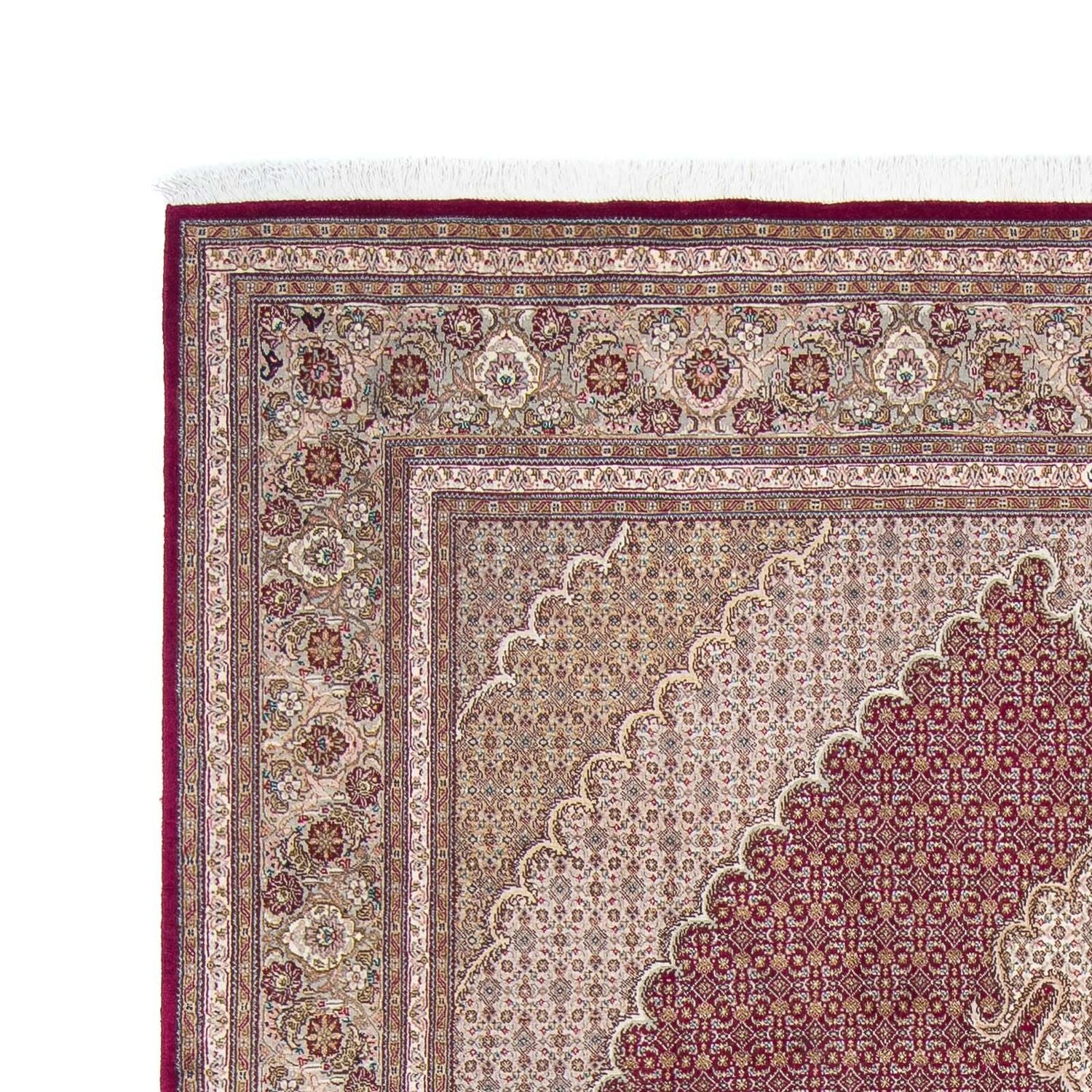 Tappeto Persero - Tabriz - 308 x 200 cm - rosso scuro
