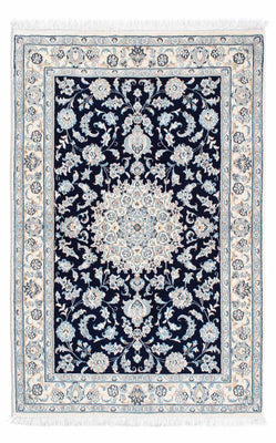 Tappeto Persero - Nain - Reale - 150 x 98 cm - blu scuro