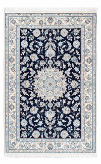 Tappeto Persero - Nain - Reale - 150 x 98 cm - blu scuro