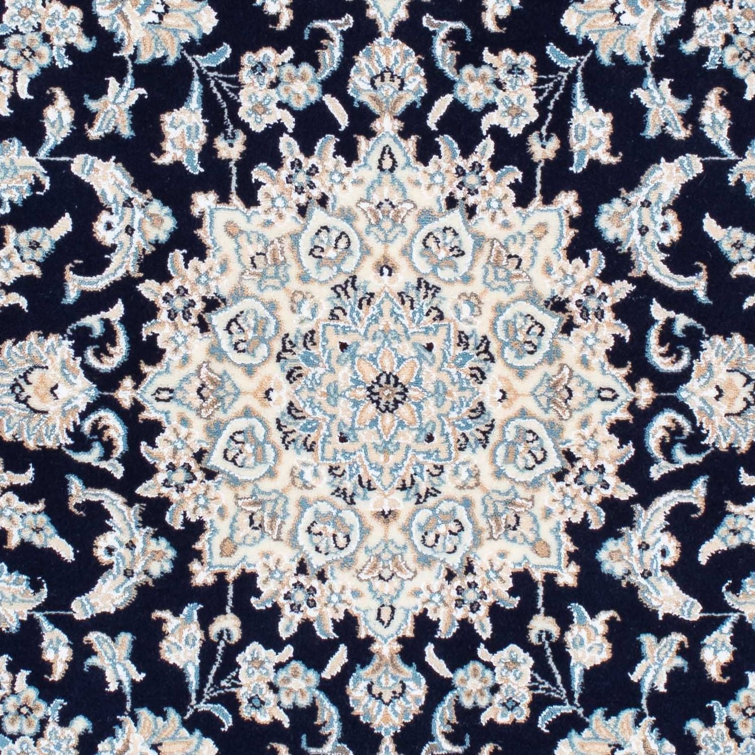 Tappeto Persero - Nain - Reale - 150 x 98 cm - blu scuro