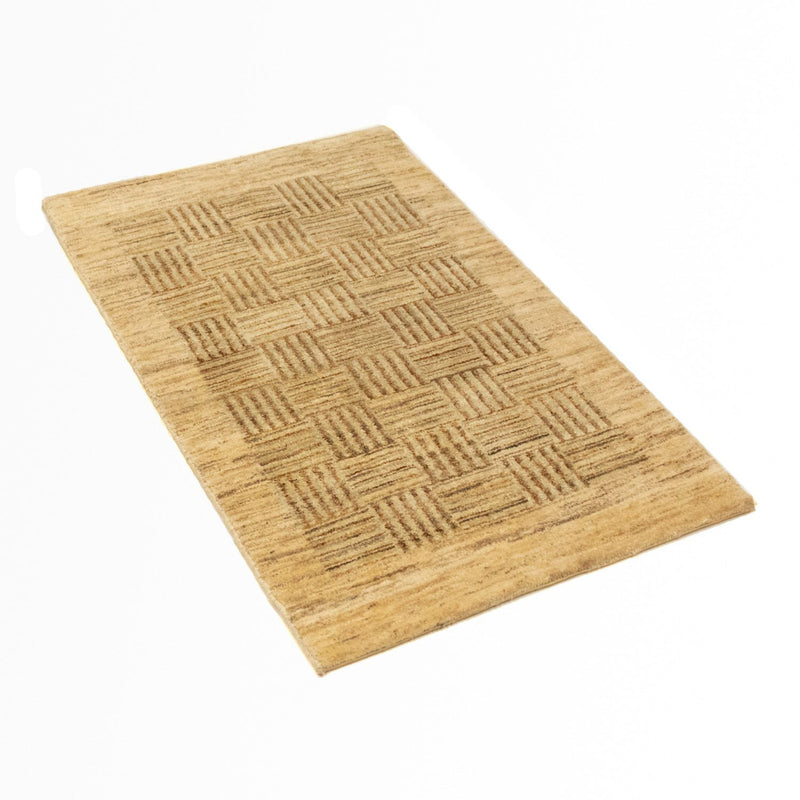 Tappeto Gabbeh - Indus - 95 x 59 cm - marrone chiaro