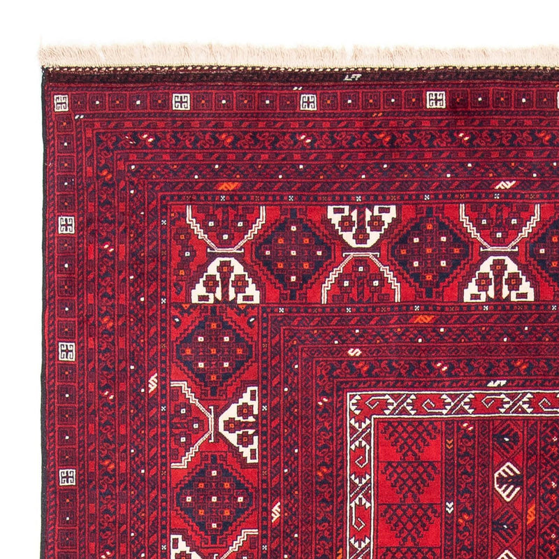 Tappeto Turkaman - 249 x 160 cm - rosso scuro