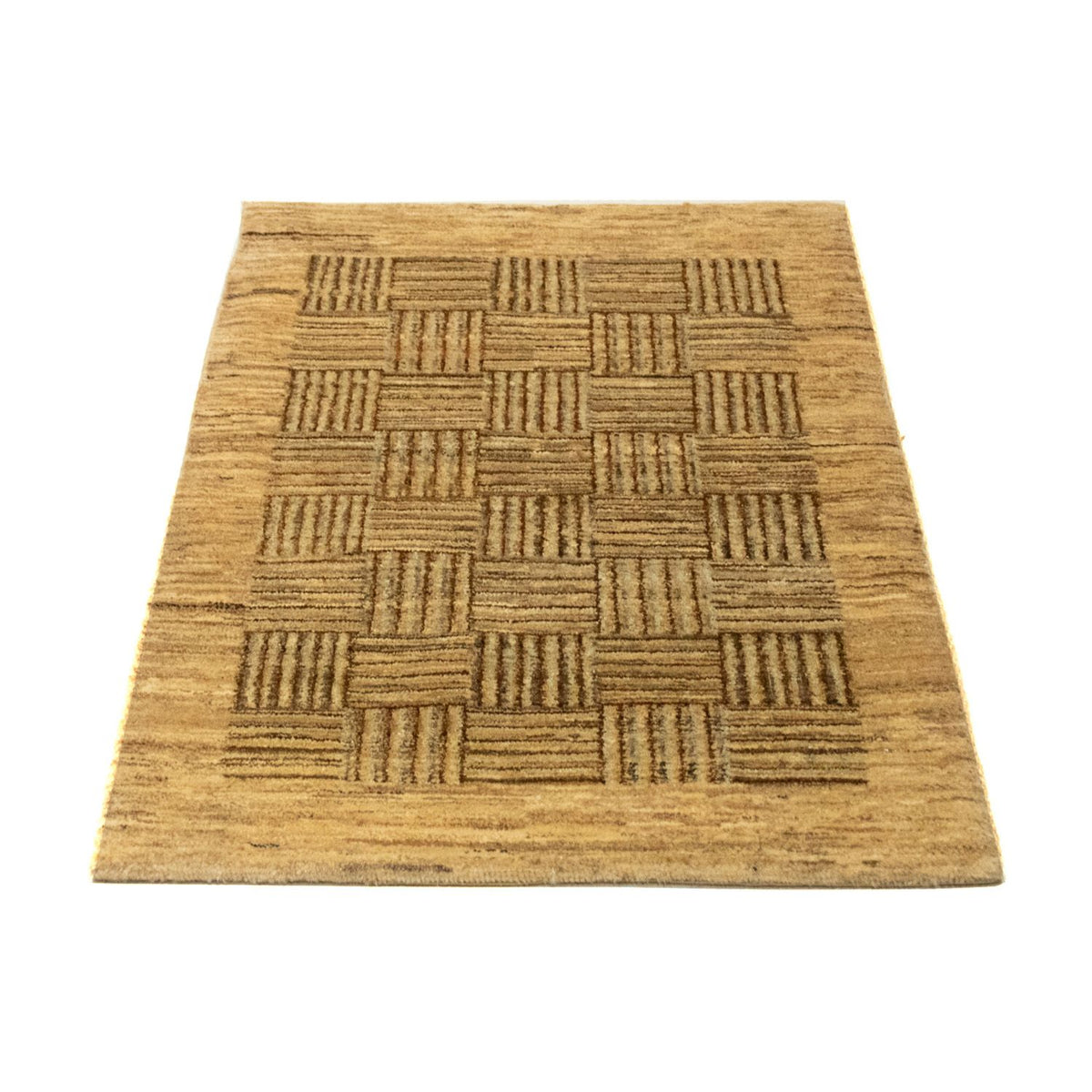 Tappeto Gabbeh - Indus - 93 x 65 cm - marrone chiaro