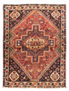 Shiraz Tappeto 114x154cm - Tappeto persiano - Rettangolo / Rosso chiaro / 114 x 154 cm Rettangolo