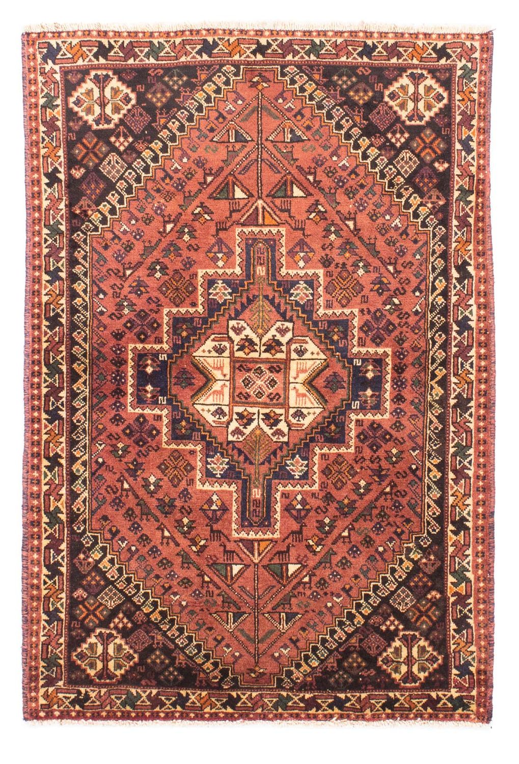 Tappeto Persero - Nomade - 161 x 108 cm - rosso chiaro