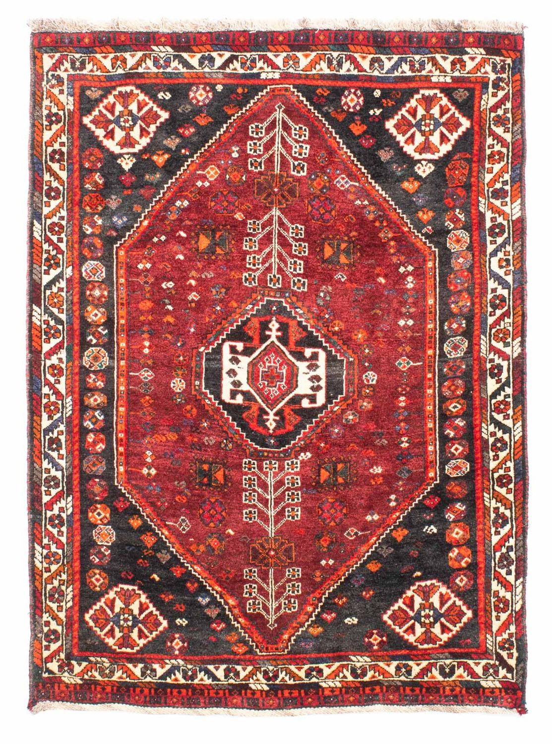 Tappeto Persero - Nomade - 148 x 108 cm - rosso scuro
