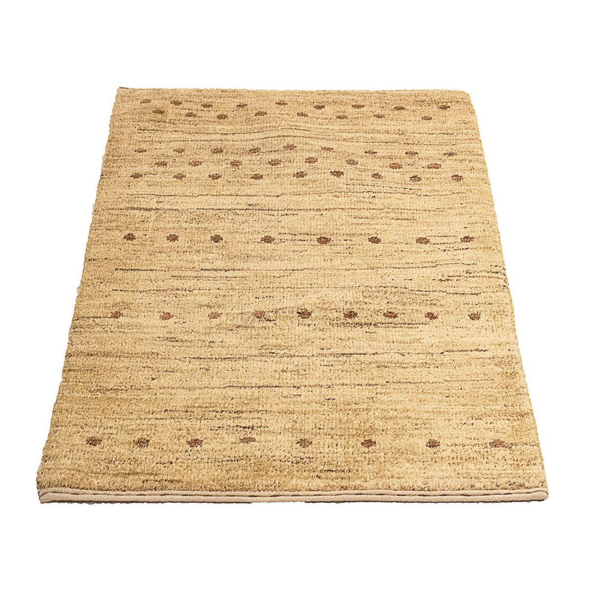Tappeto Gabbeh - Indus - 101 x 62 cm - marrone chiaro