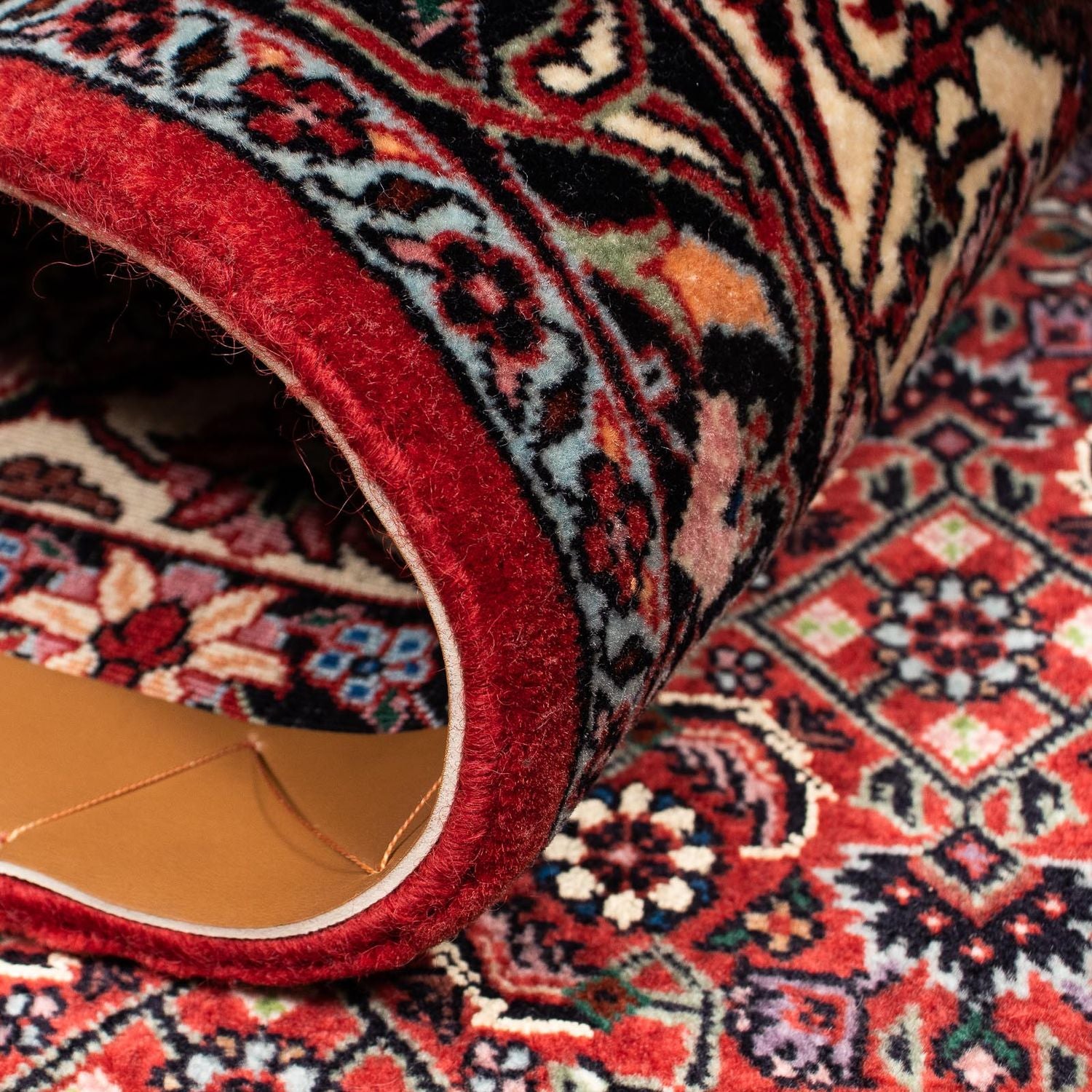 Tappeto Persero - Bidjar - 254 x 198 cm - rosso scuro