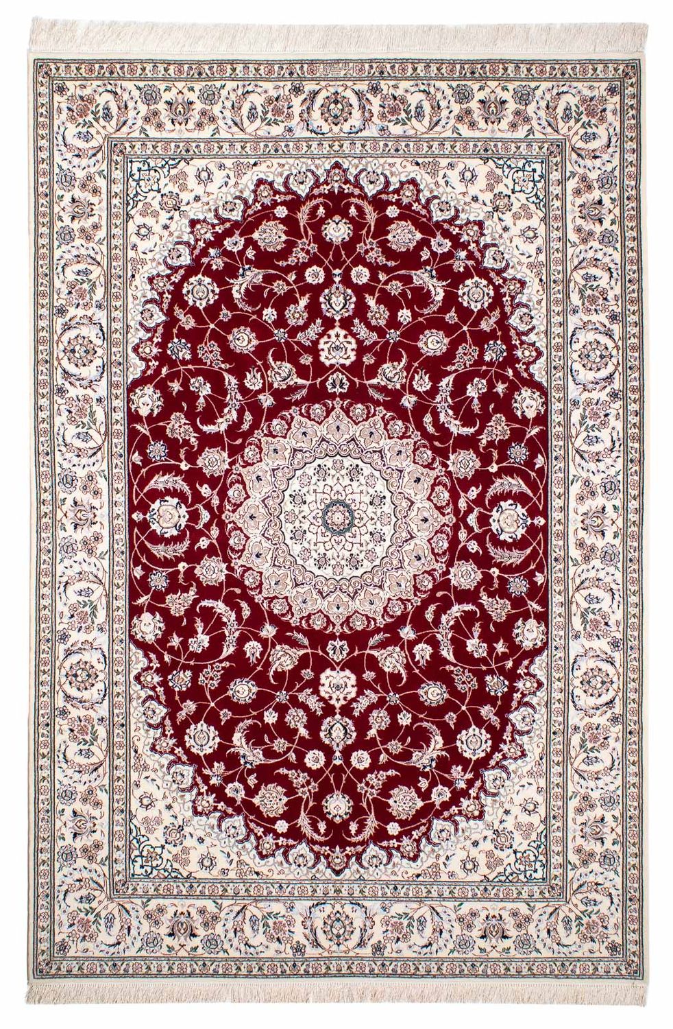Tappeto Persero - Nain - Premio - 227 x 153 cm - rosso scuro