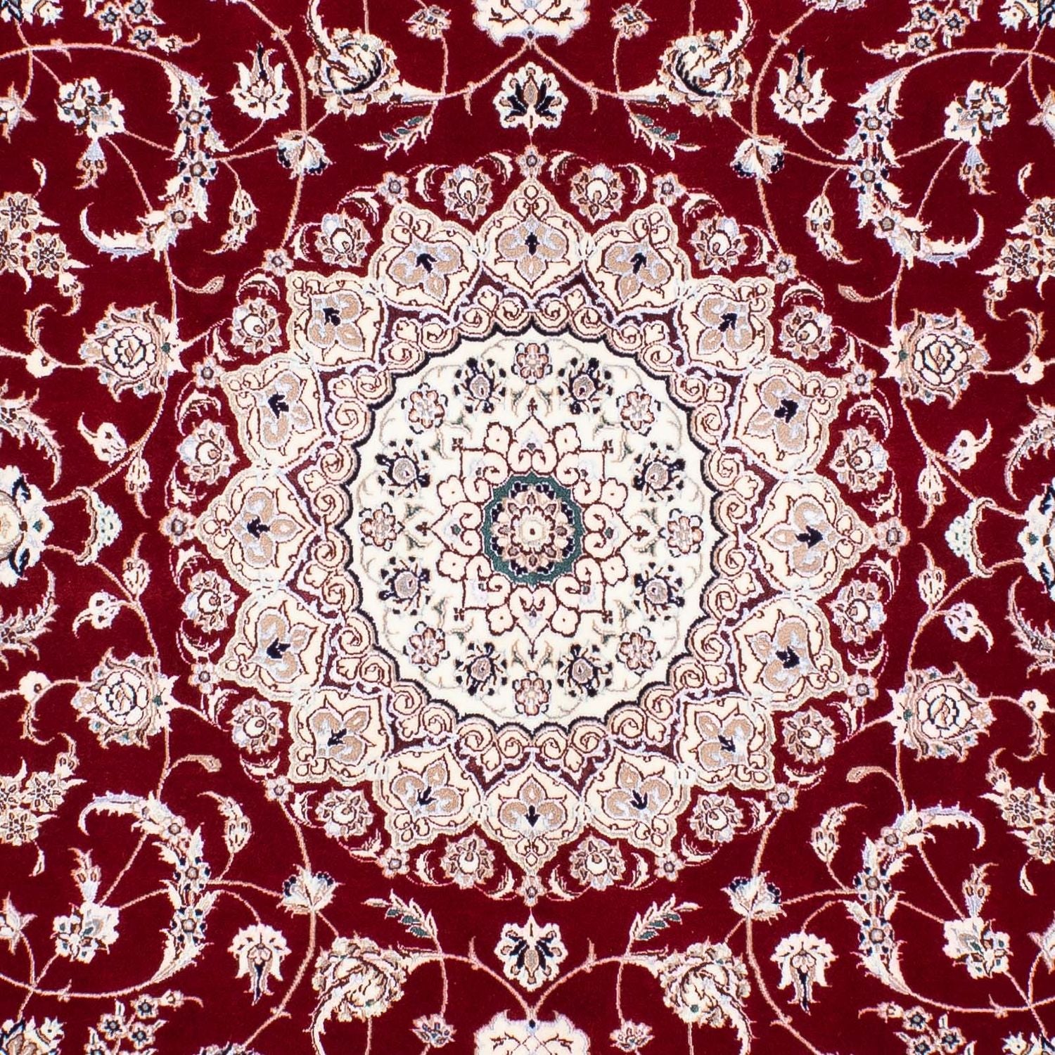 Tappeto Persero - Nain - Premio - 227 x 153 cm - rosso scuro