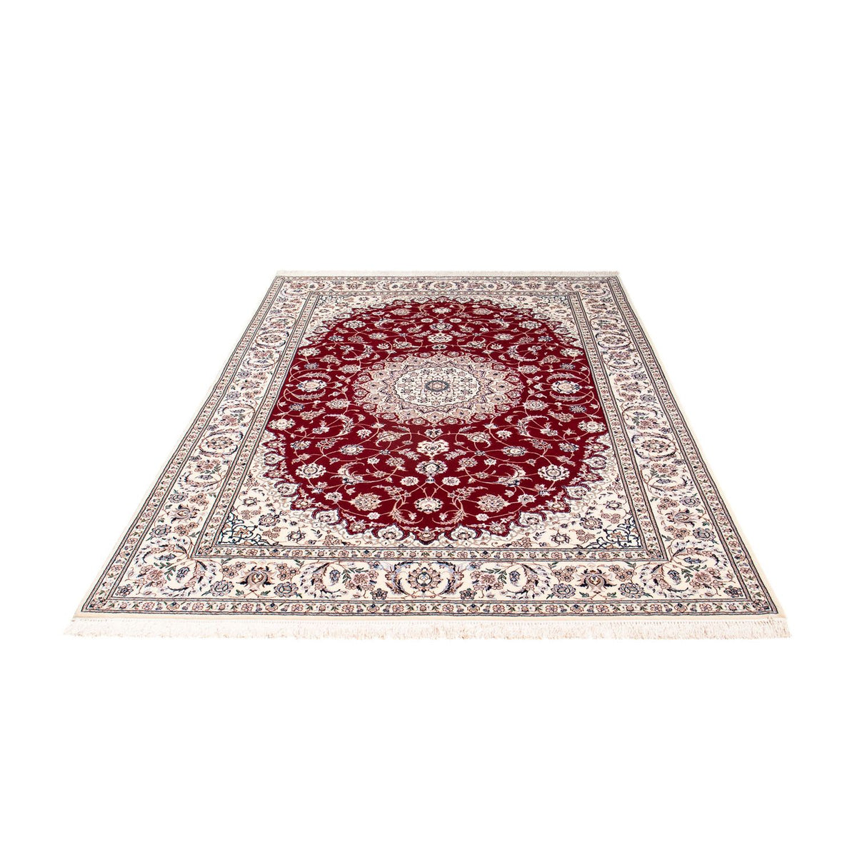 Tappeto Persero - Nain - Premio - 227 x 153 cm - rosso scuro