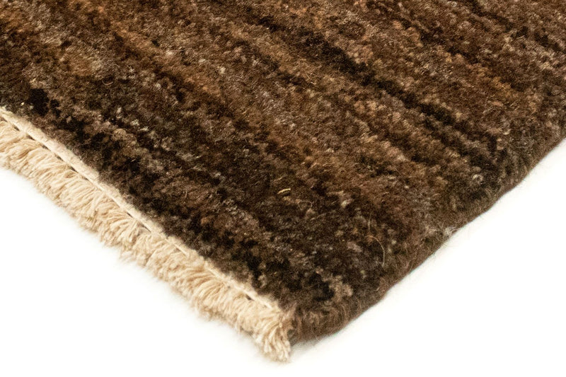 Tappeto Gabbeh - Indus - 245 x 170 cm - marrone scuro