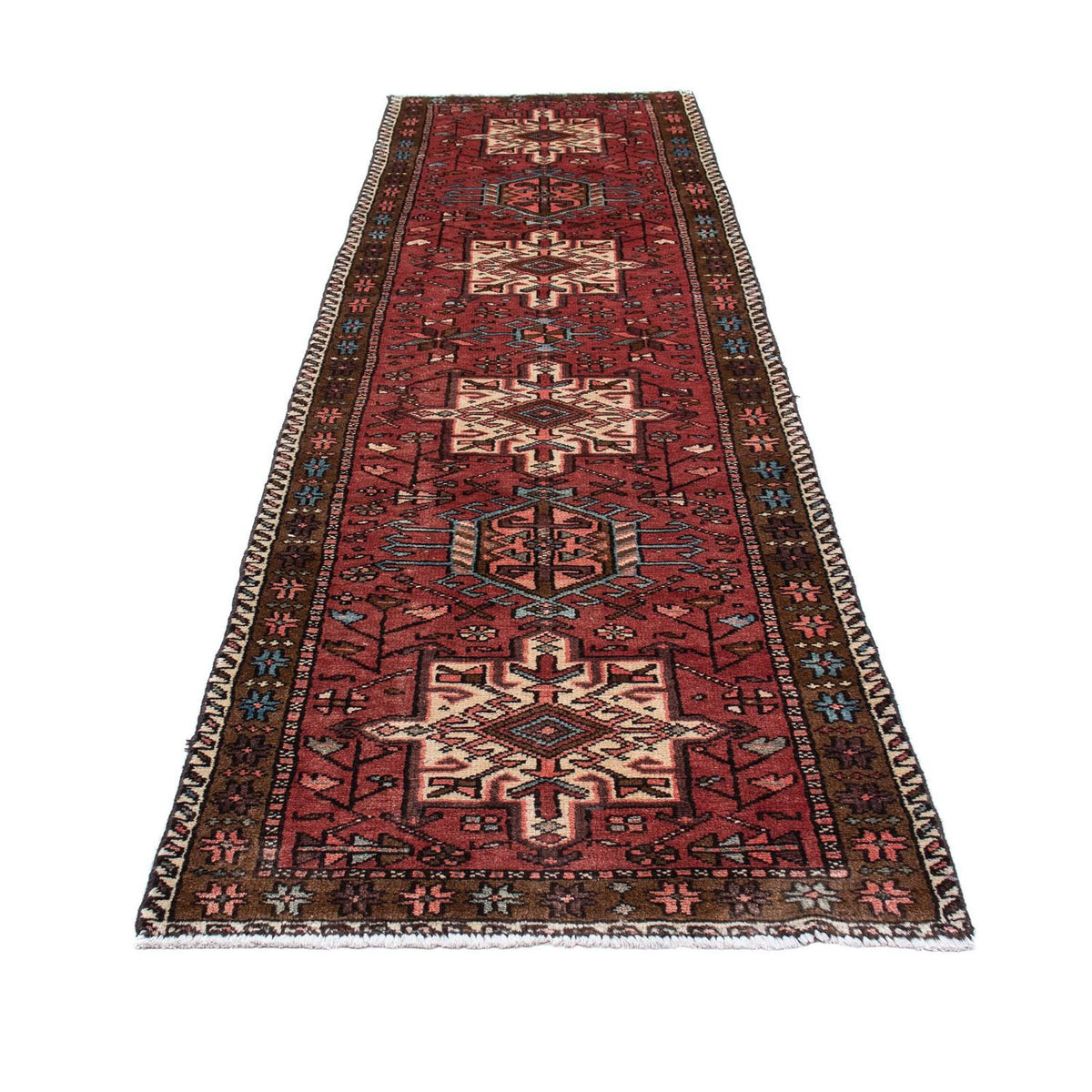 Tappeto corsia Tappeto Persero - Nomade - 304 x 85 cm - rosso scuro