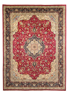 Tappeto Persero - Tabriz - 395 x 305 cm - rosso