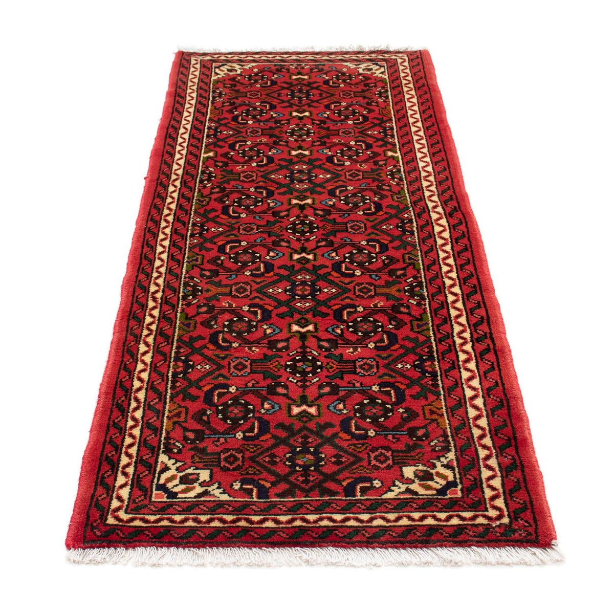 Tappeto corsia Tappeto Persero - Nomade - 195 x 70 cm - rosso scuro