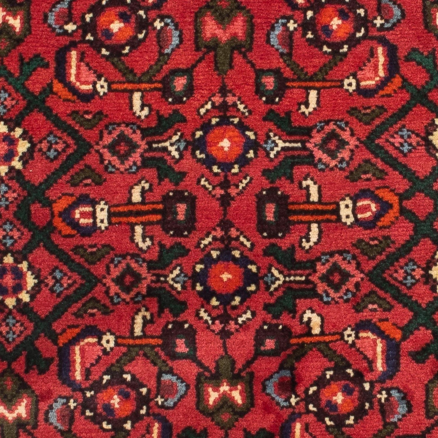 Tappeto corsia Tappeto Persero - Nomade - 195 x 68 cm - rosso scuro