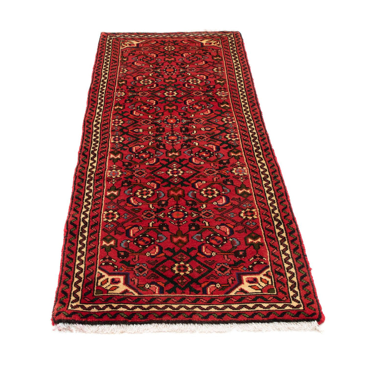 Tappeto corsia Tappeto Persero - Nomade - 195 x 68 cm - rosso scuro