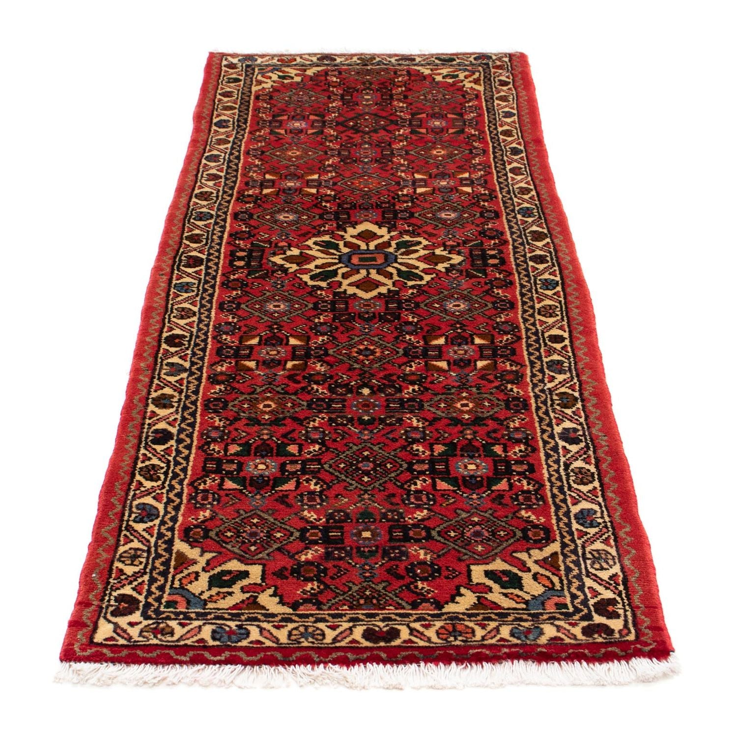 Tappeto corsia Tappeto Persero - Nomade - 198 x 70 cm - rosso scuro