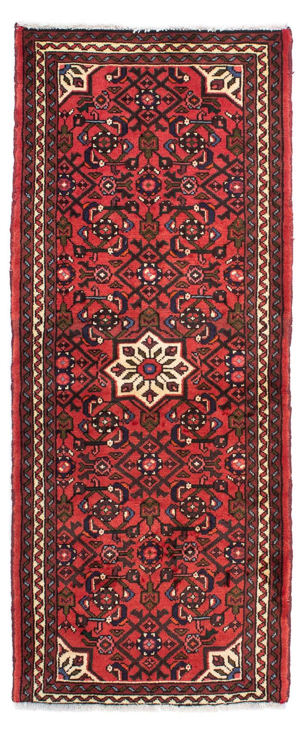 Tappeto corsia Tappeto Persero - Nomade - 182 x 72 cm - rosso scuro