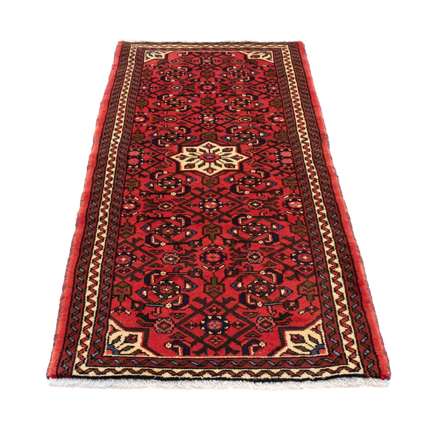 Tappeto corsia Tappeto Persero - Nomade - 182 x 72 cm - rosso scuro
