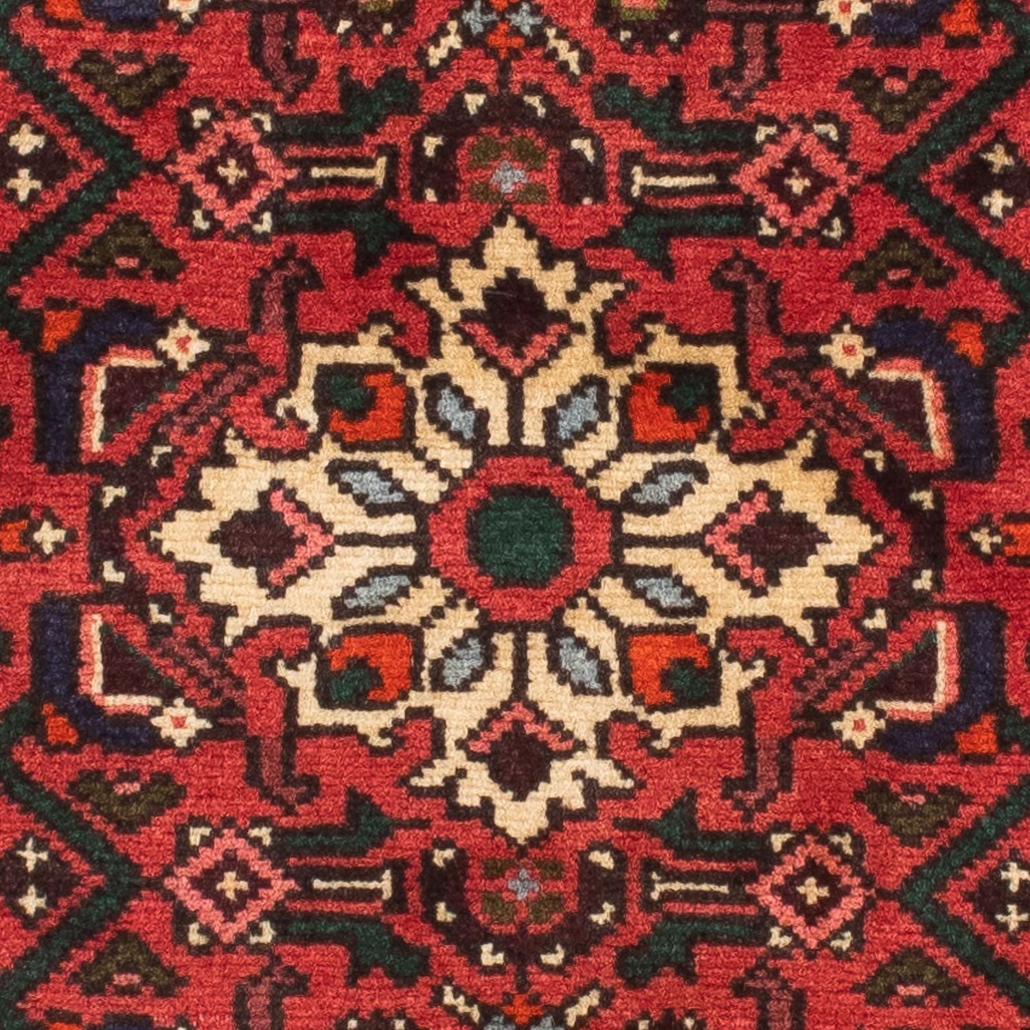Tappeto corsia Tappeto Persero - Nomade - 195 x 70 cm - rosso scuro