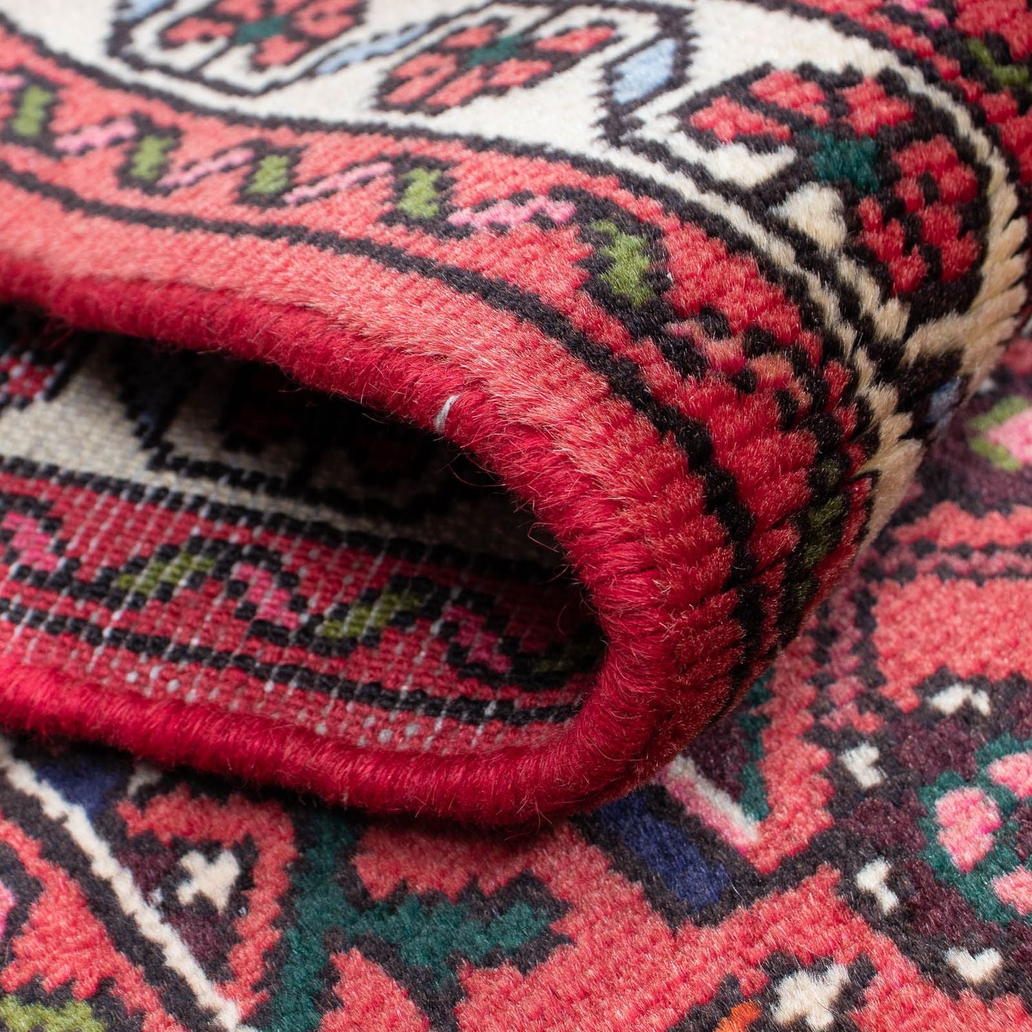 Tappeto corsia Tappeto Persero - Nomade - 195 x 70 cm - rosso scuro