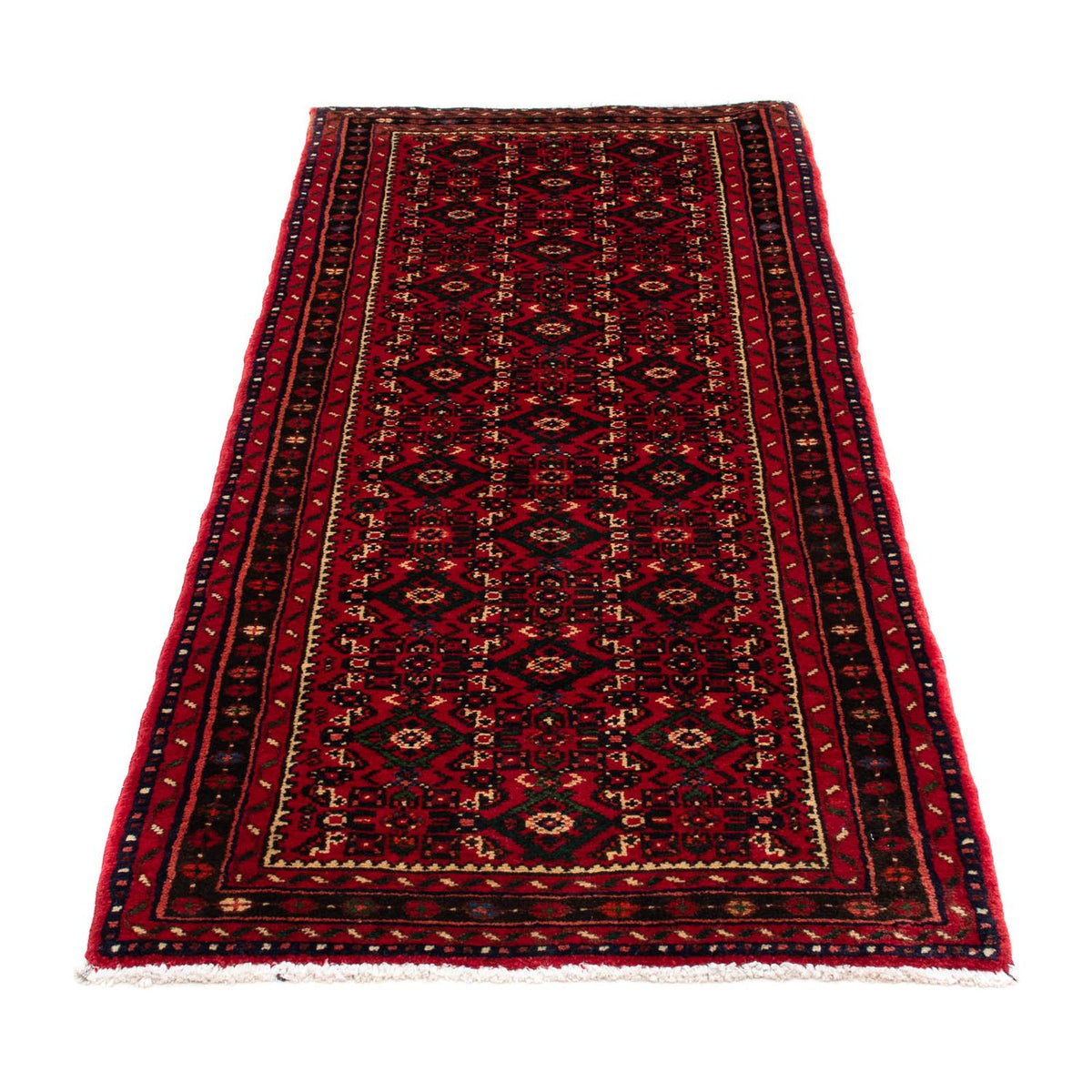 Tappeto corsia Tappeto Persero - Nomade - 200 x 80 cm - rosso scuro