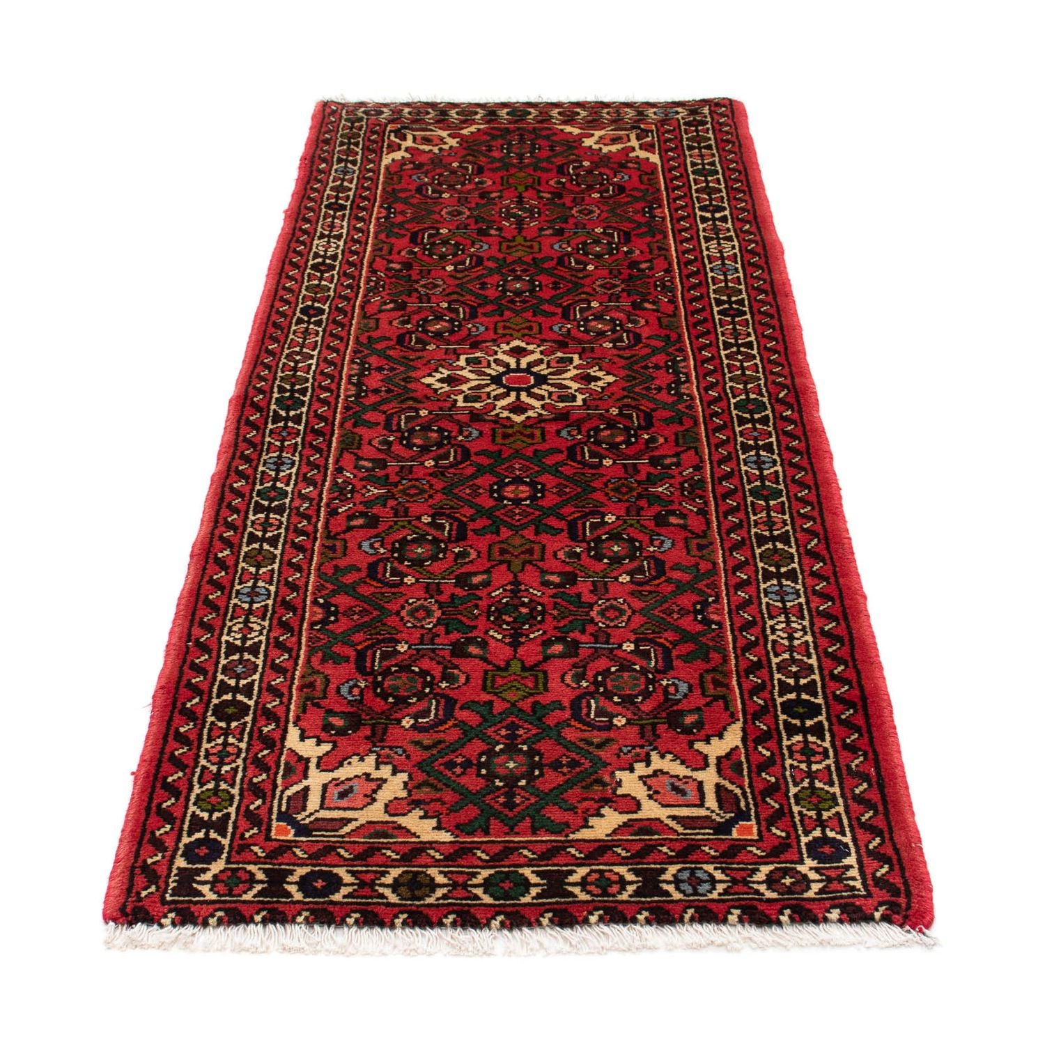 Tappeto corsia Tappeto Persero - Nomade - 192 x 73 cm - rosso scuro