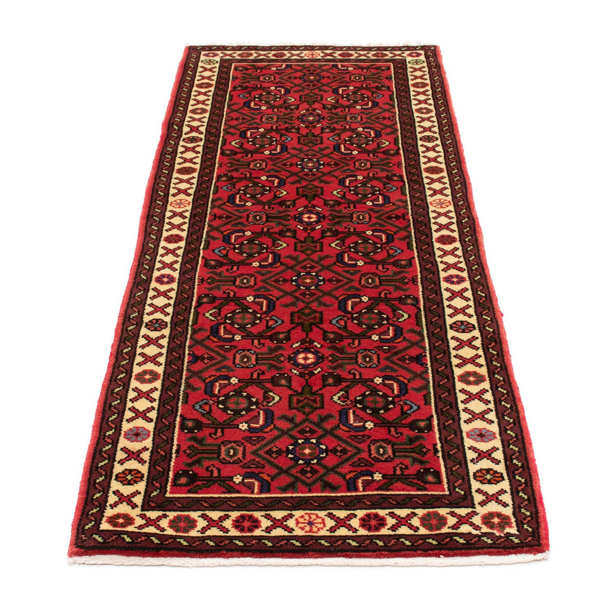 Tappeto corsia Tappeto Persero - Nomade - 190 x 68 cm - rosso scuro