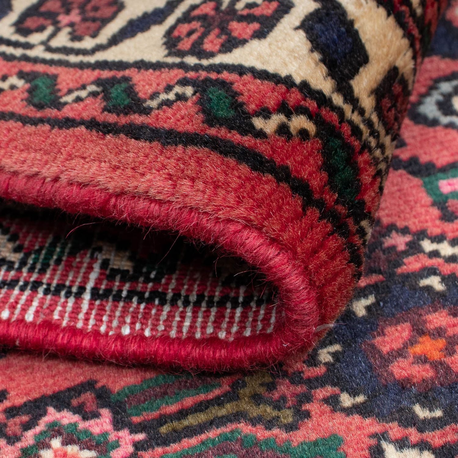 Tappeto corsia Tappeto Persero - Nomade - 200 x 75 cm - rosso scuro