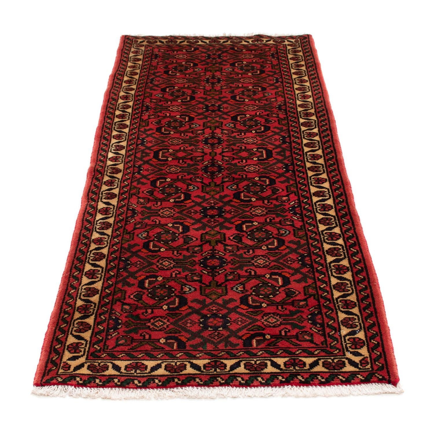 Tappeto corsia Tappeto Persero - Nomade - 200 x 75 cm - rosso scuro