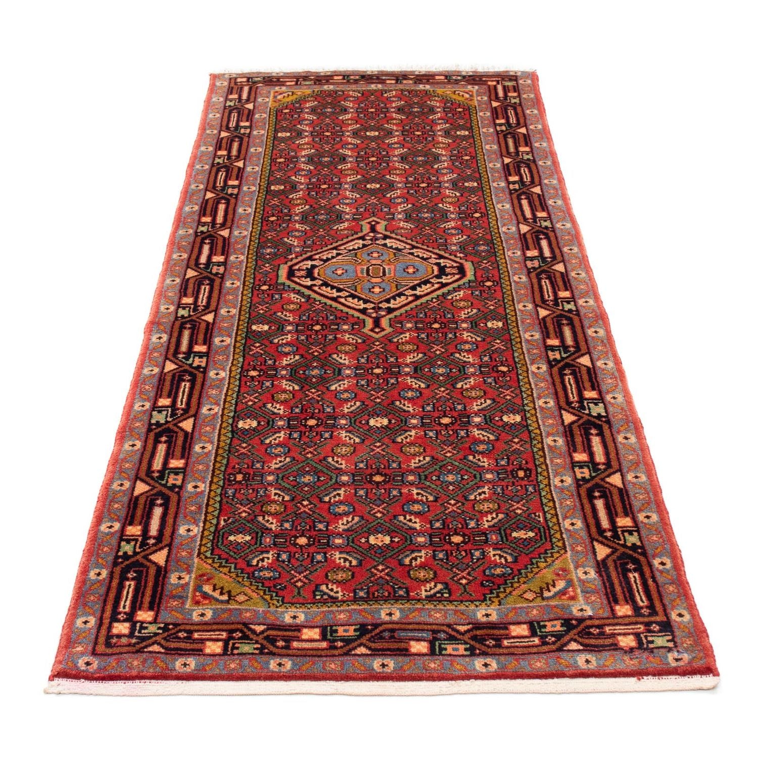 Tappeto corsia Tappeto Persero - Nomade - 196 x 80 cm - marrone