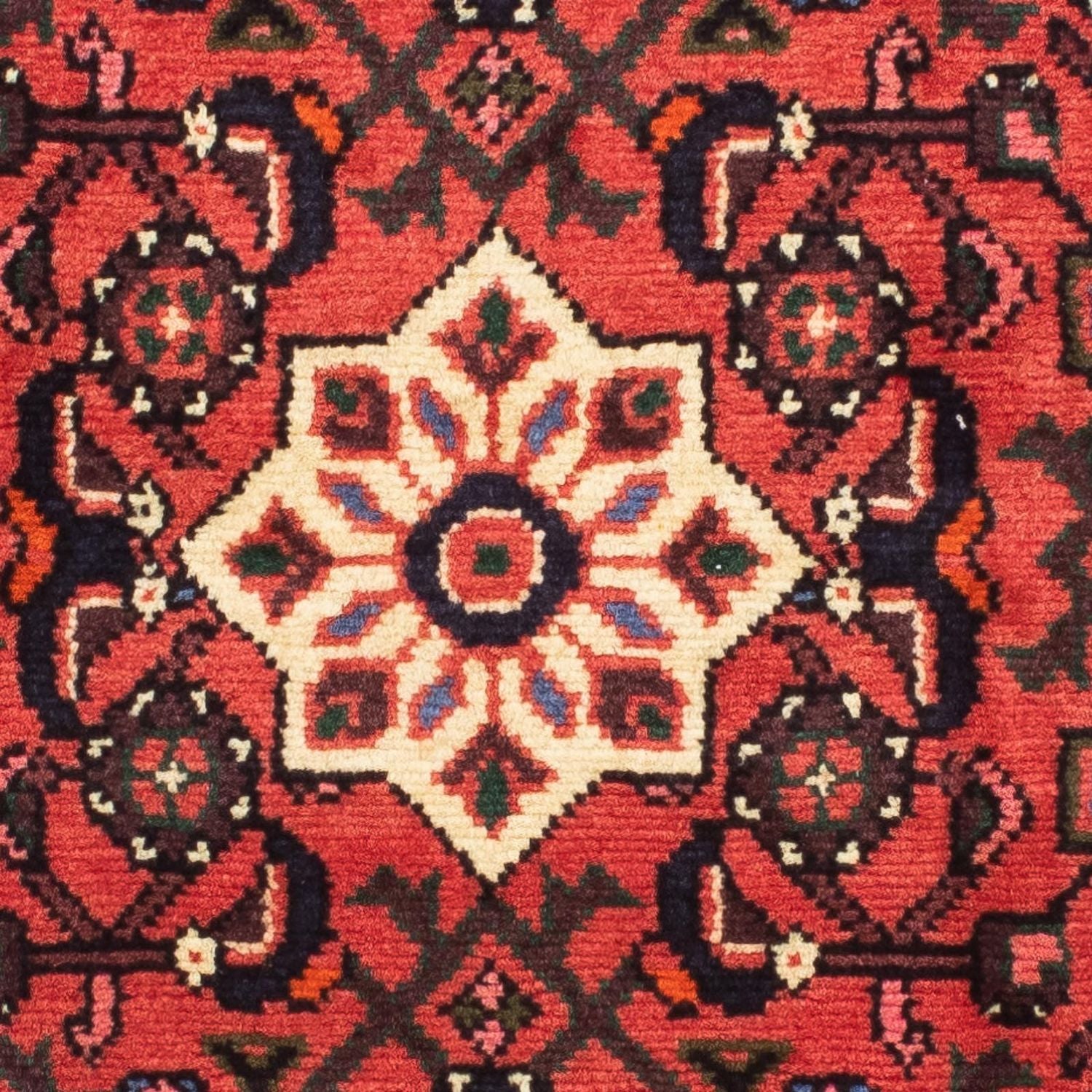 Tappeto corsia Tappeto Persero - Nomade - 196 x 68 cm - rosso scuro