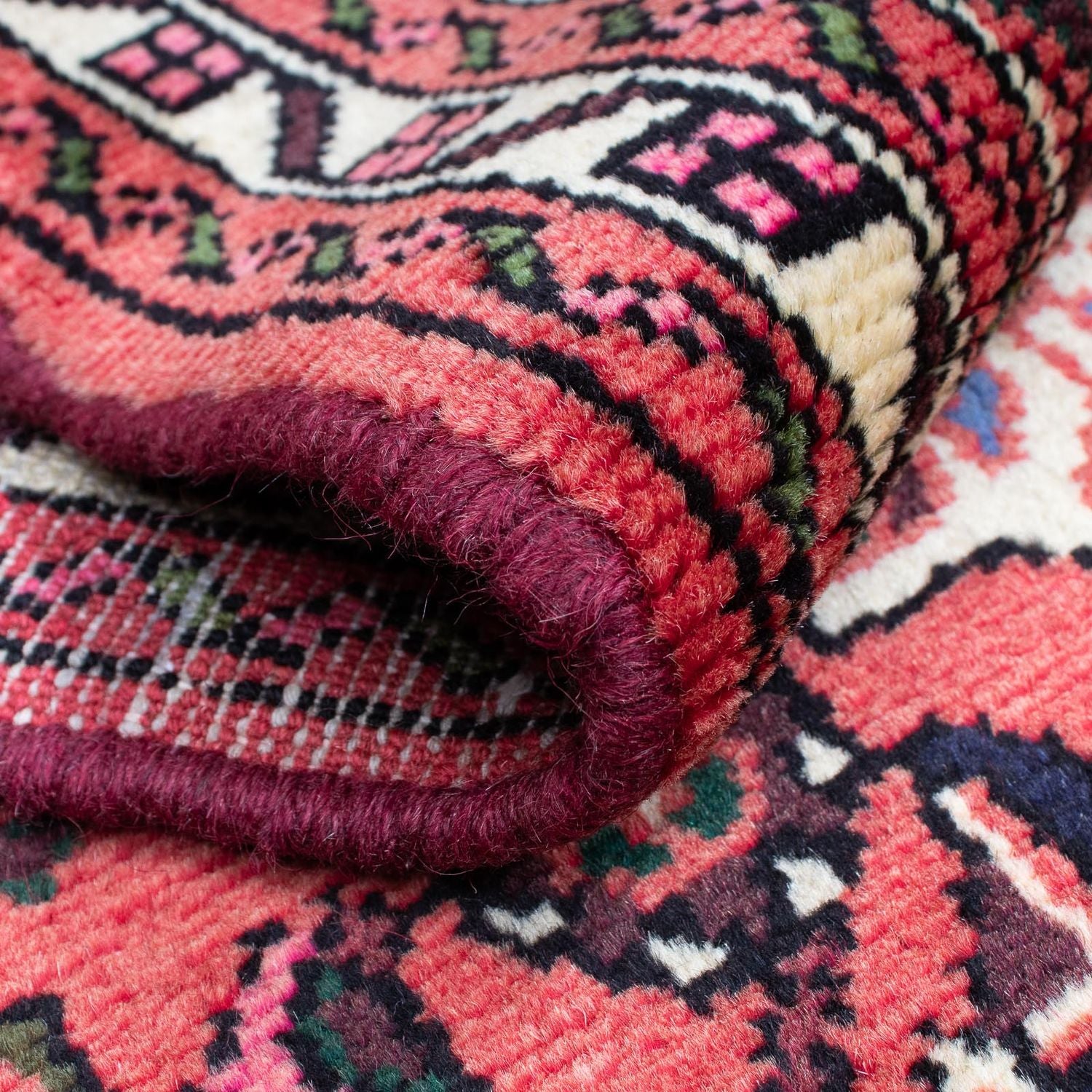 Tappeto corsia Tappeto Persero - Nomade - 196 x 68 cm - rosso scuro