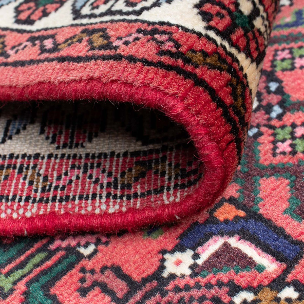 Tappeto corsia Tappeto Persero - Nomade - 203 x 75 cm - rosso scuro