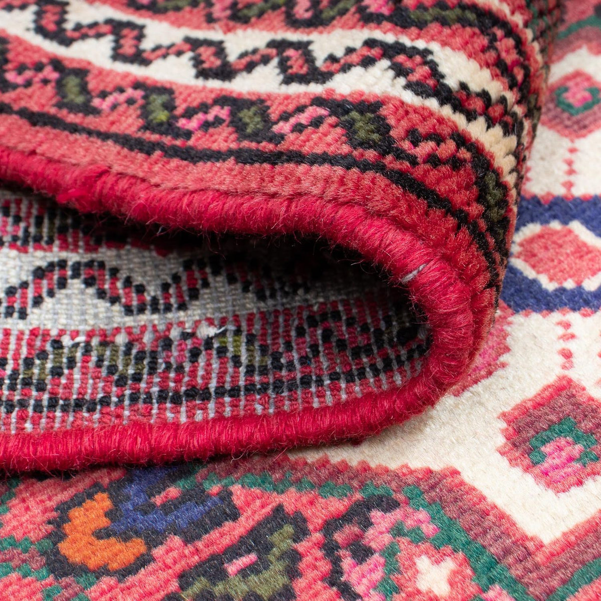 Tappeto corsia Tappeto Persero - Nomade - 202 x 75 cm - rosso scuro