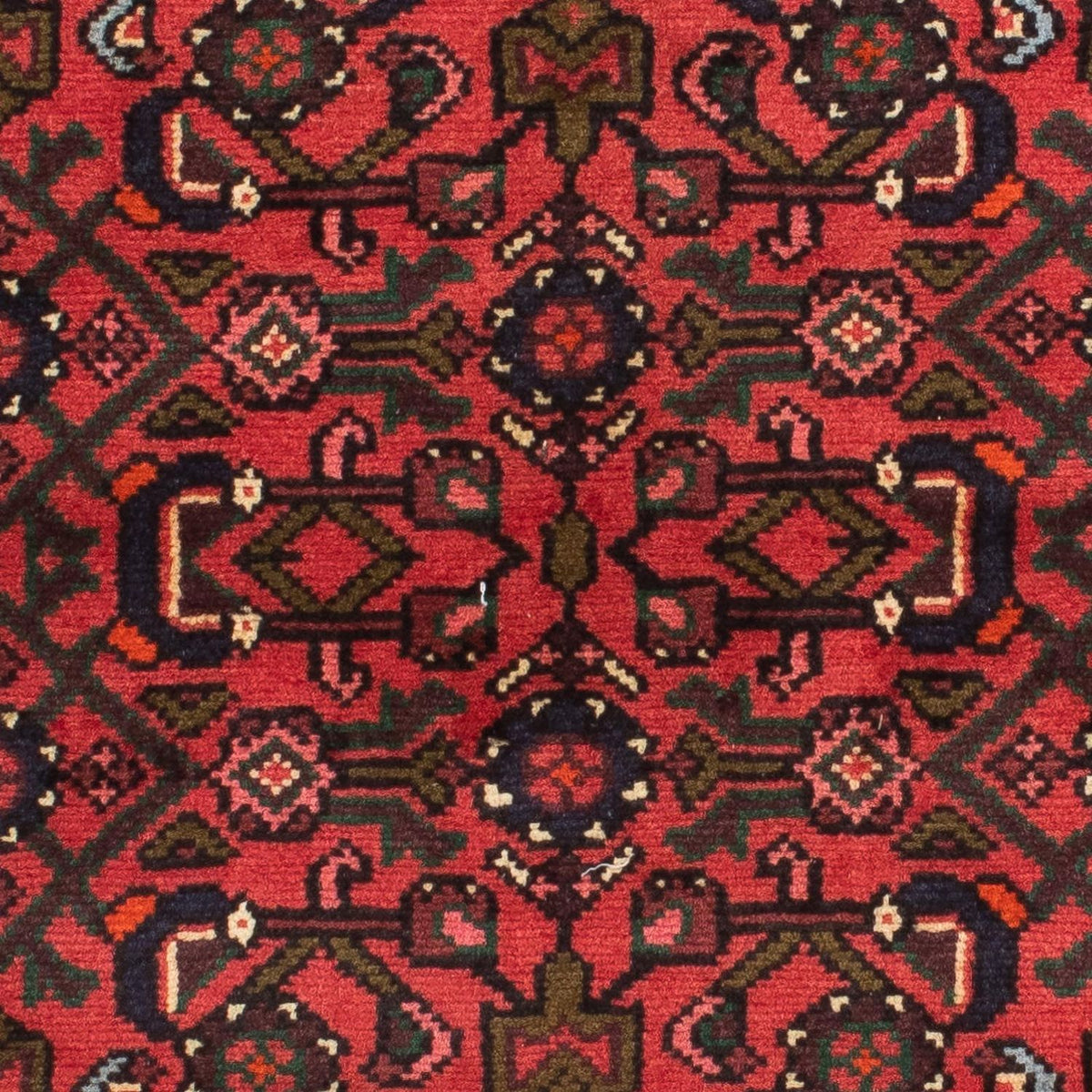 Tappeto corsia Tappeto Persero - Nomade - 195 x 74 cm - rosso scuro