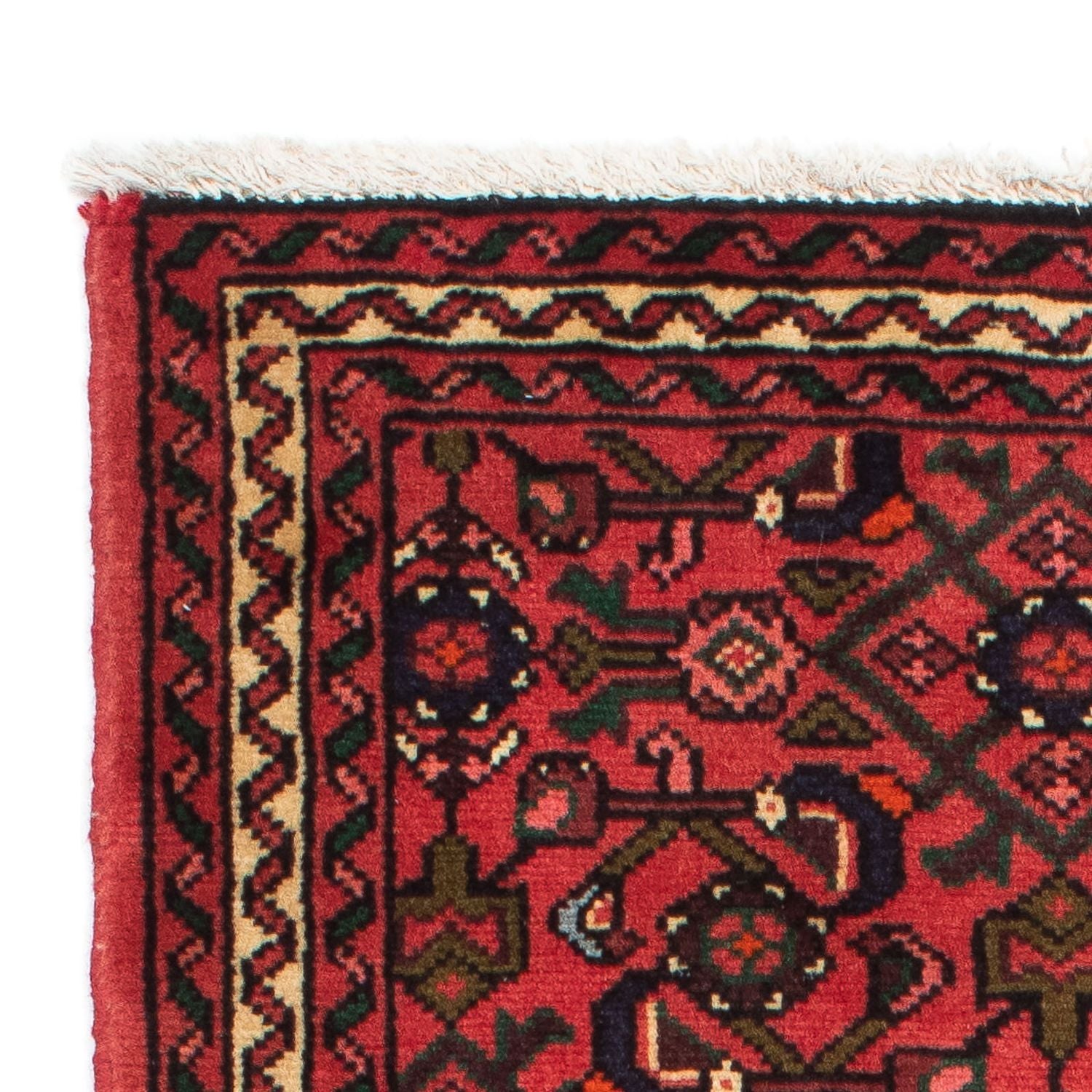 Tappeto corsia Tappeto Persero - Nomade - 195 x 74 cm - rosso scuro