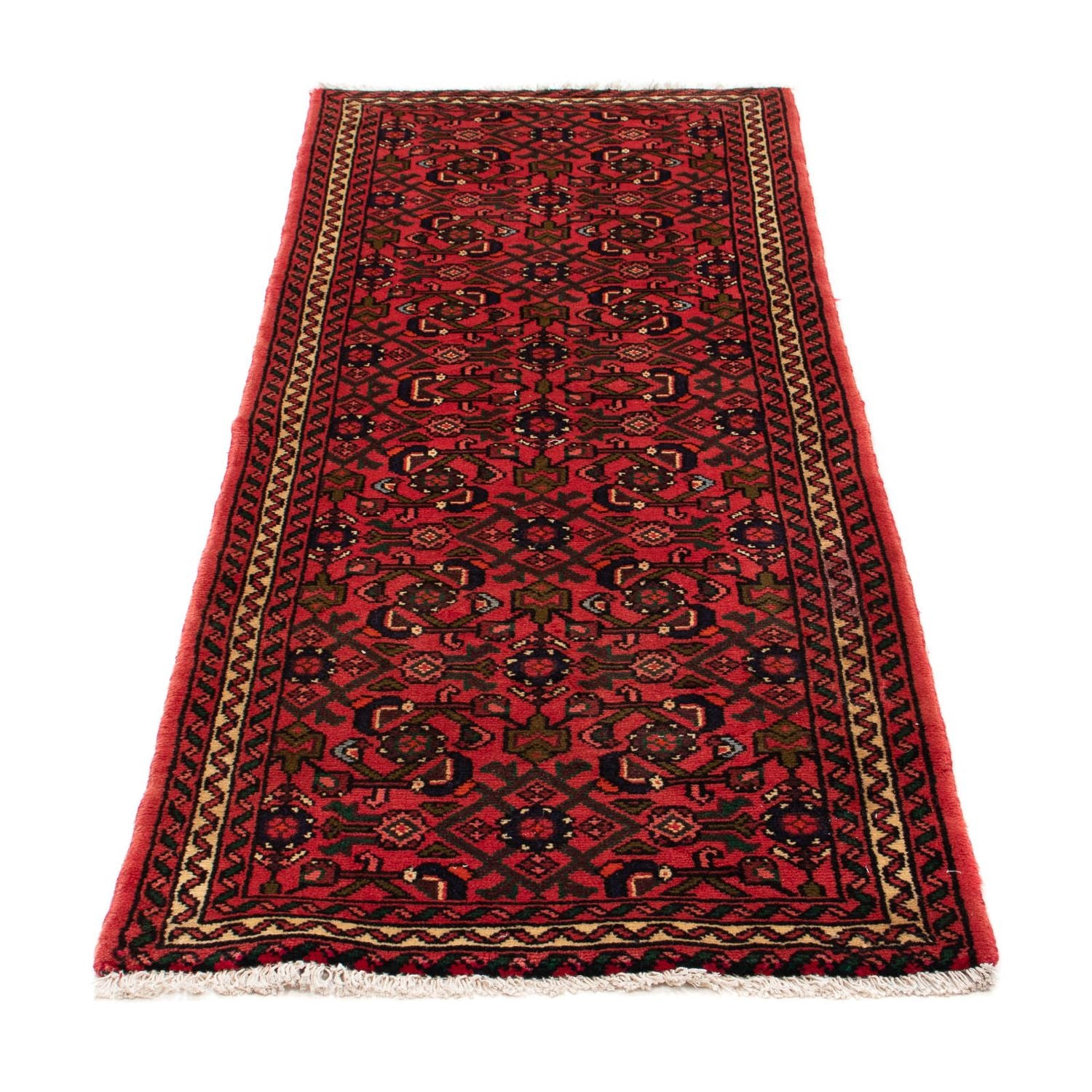 Tappeto corsia Tappeto Persero - Nomade - 195 x 74 cm - rosso scuro