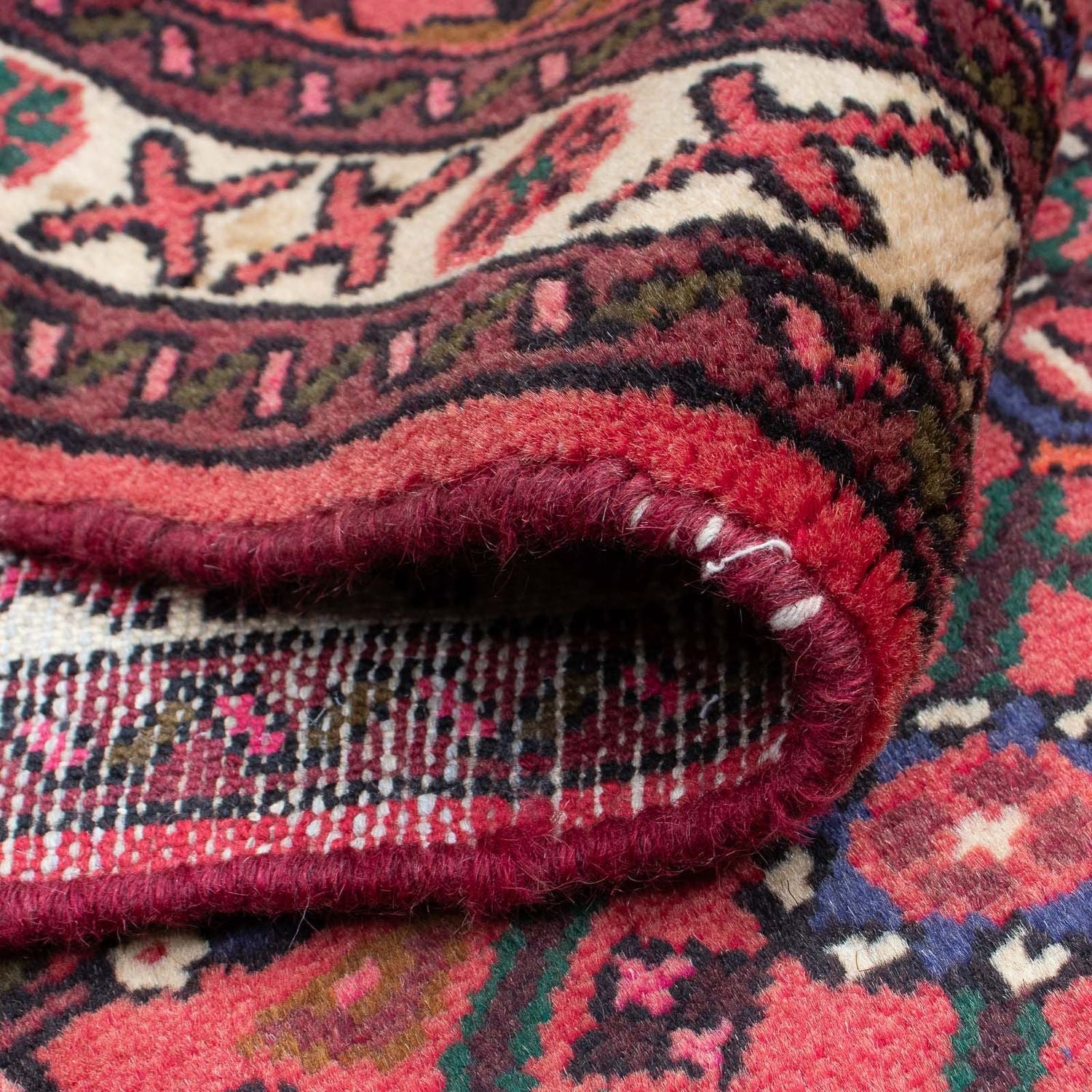 Tappeto corsia Tappeto Persero - Nomade - 195 x 74 cm - rosso scuro