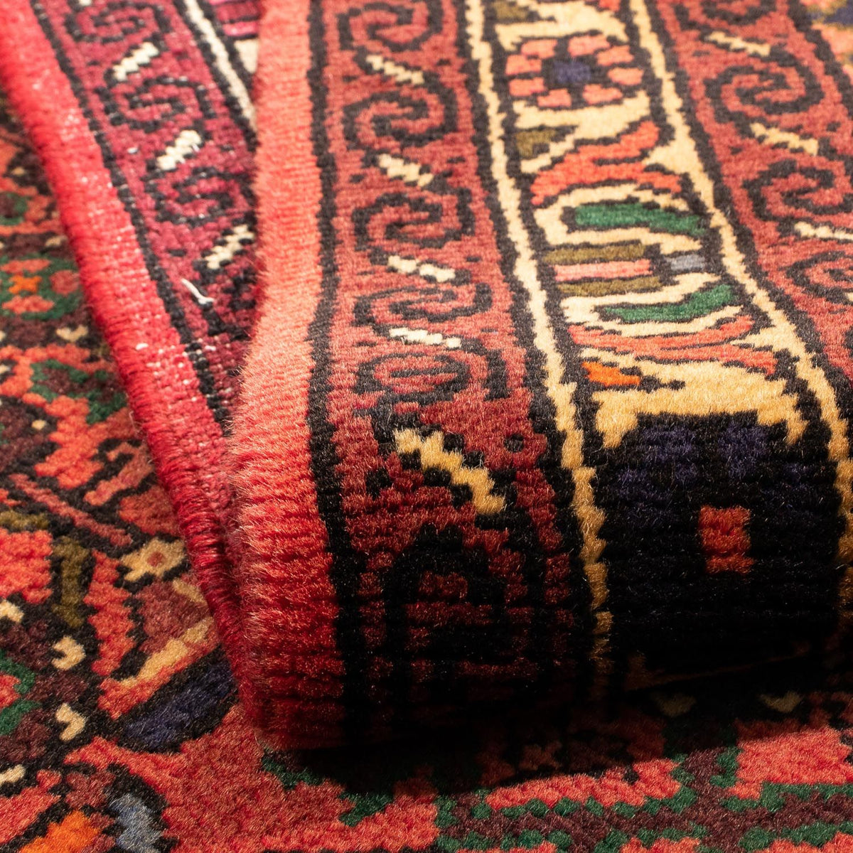 Tappeto Persero - Nomade - 160 x 115 cm - rosso scuro