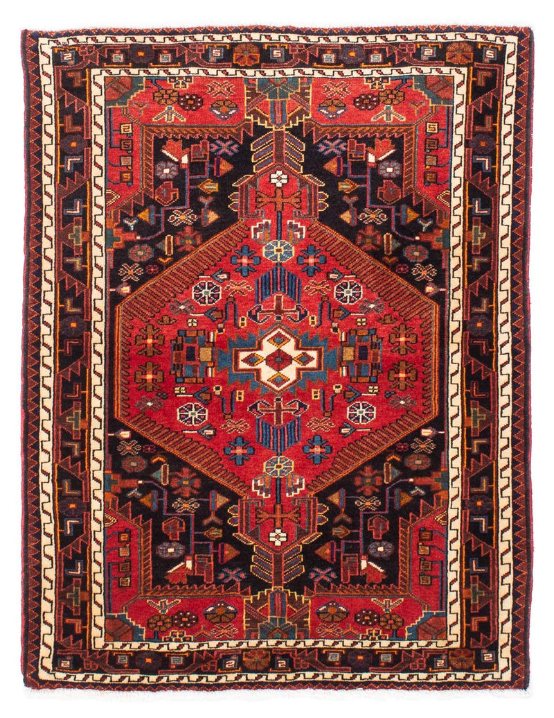 Tappeto Persero - Nomade - 150 x 116 cm - rosso scuro