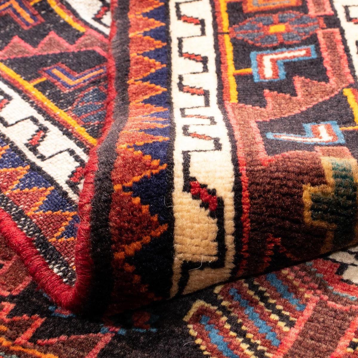 Tappeto Persero - Nomade - 150 x 116 cm - rosso scuro