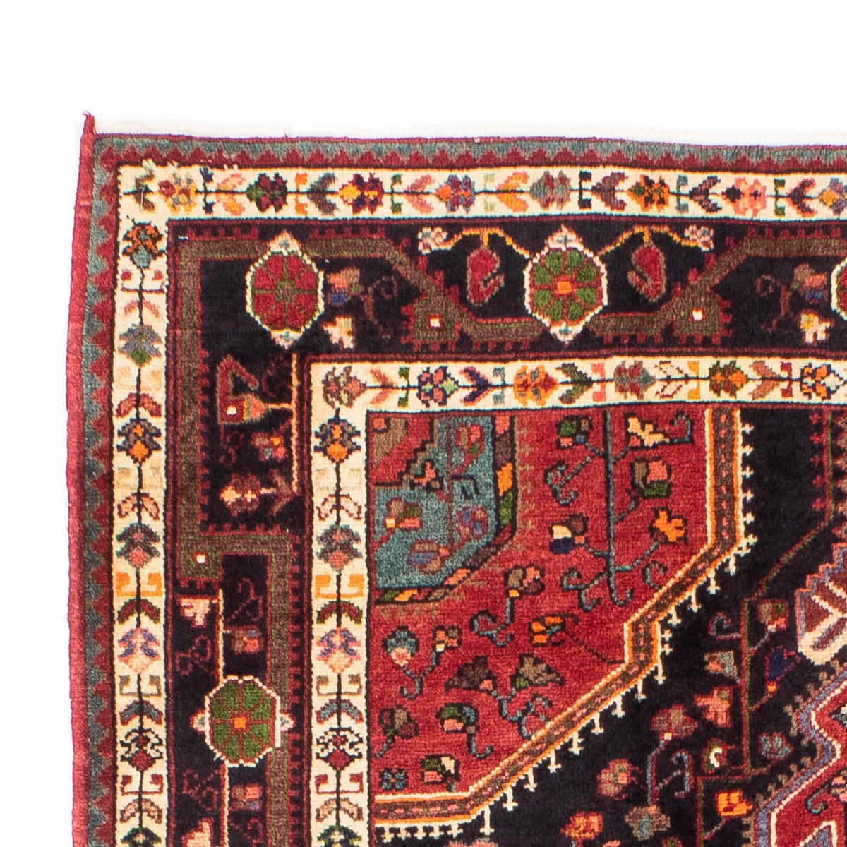 Hosseinabad Tappeto 142x230cm - Tappeto persiano - blu scuro