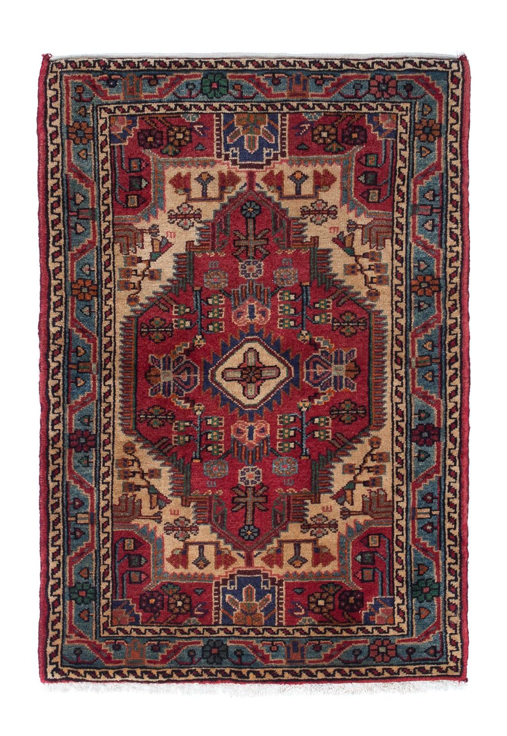 Tappeto Persero - Nomade - 125 x 83 cm - rosso scuro