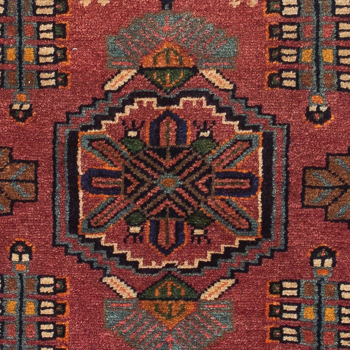 Tappeto Persero - Nomade - 120 x 86 cm - rosso scuro