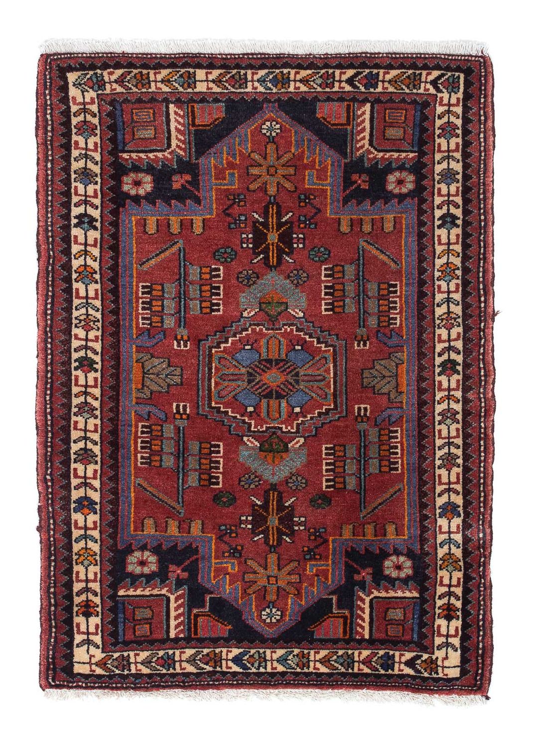 Tappeto Persero - Nomade - 118 x 81 cm - rosso scuro